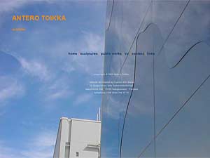 Antero Toikka, sculptor in Finland