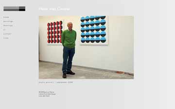 Website built for Henk van Gerner, artist - The Netherlands. Websites Dutch Delta Design.
